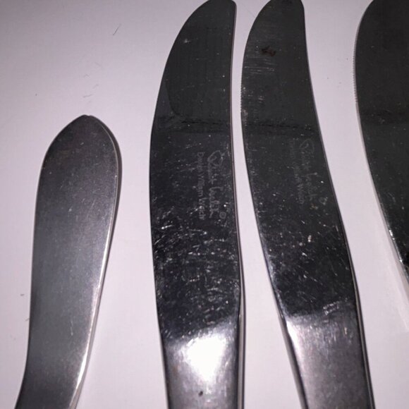 Robert Welch Pendulum Stainless Steel Assorted Dinner Knives Satin Frosted - Picture 7 of 15